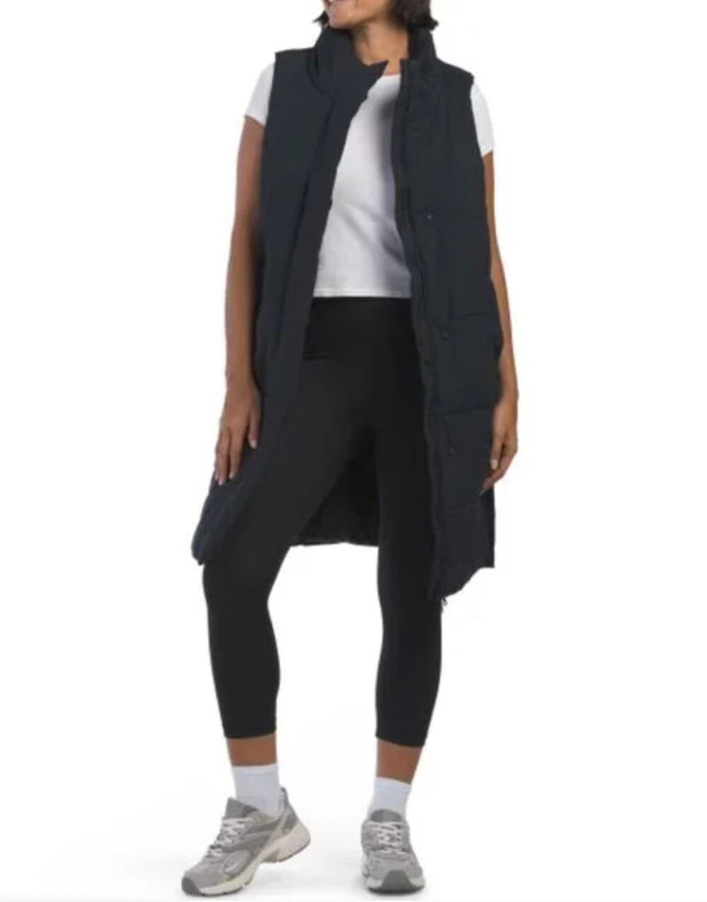 Mondetta Outdoor Project Black Puffer Vest High Neck Full Zip Size X-Small XS